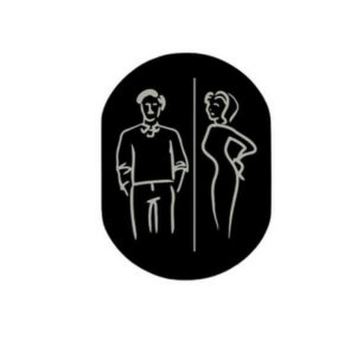 PLAQUE SIGNAL ALU NOIRE MIXTE