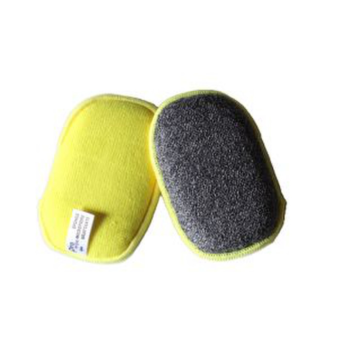 EPONGE MICROFIBRE 2EN1 JAUNE