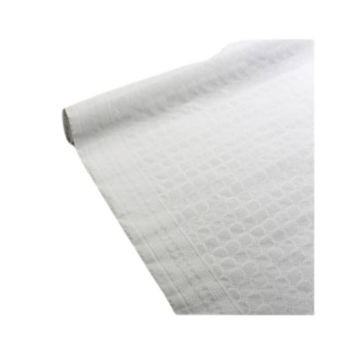 NAPPE DAMASSEE 1.20X10M BLC