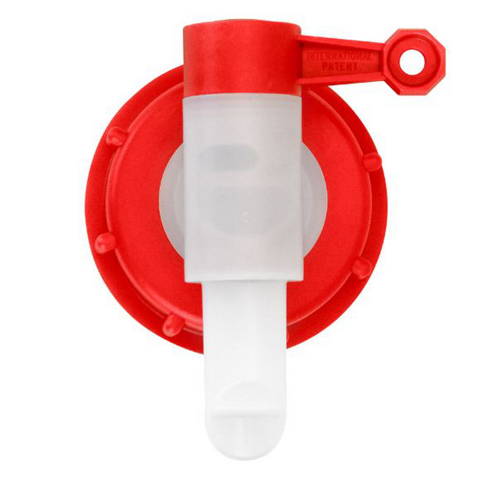 ROBINET BIDON 5L EXEOL ROUGE  EXEOL