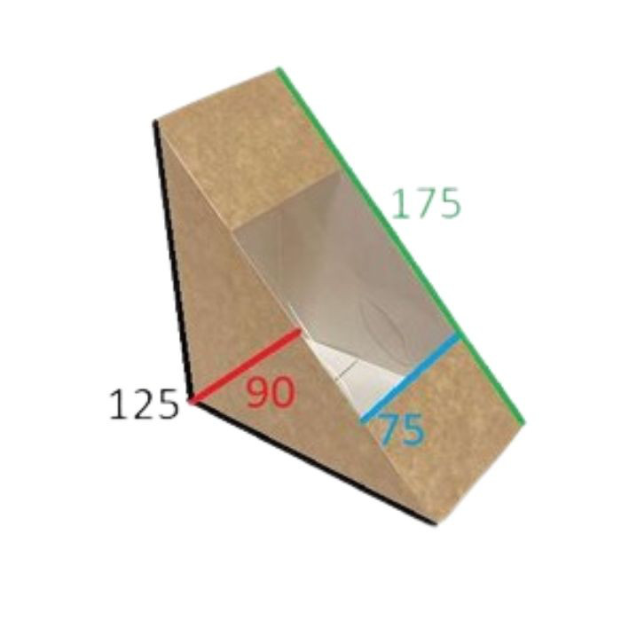 COQUE SANDW KRAFT 125X75X125