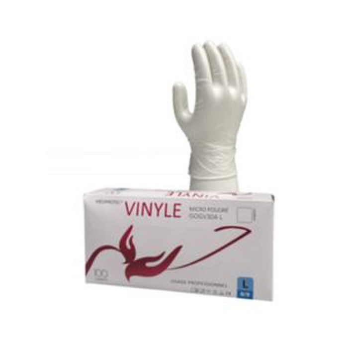 GANT VINYL POUDRE BLANC 8.5 MEDIPROTEC