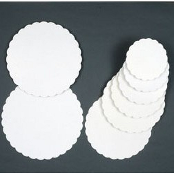 ROND FESTONNE Ø27 BLANC X250