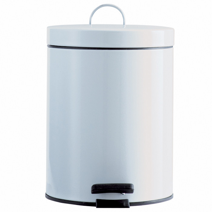 POUB PEDALE 5L METAL BLC