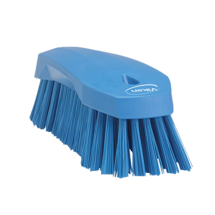 BROSSE MAIN L DUR 20CM BLEU