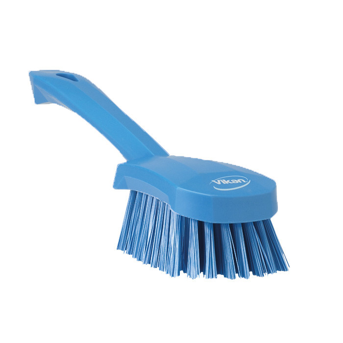 BROSSE MAIN ALIM DUR 27CM BLEU