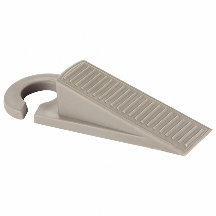 CALE PORTE CAOUTCHOUC GRIS