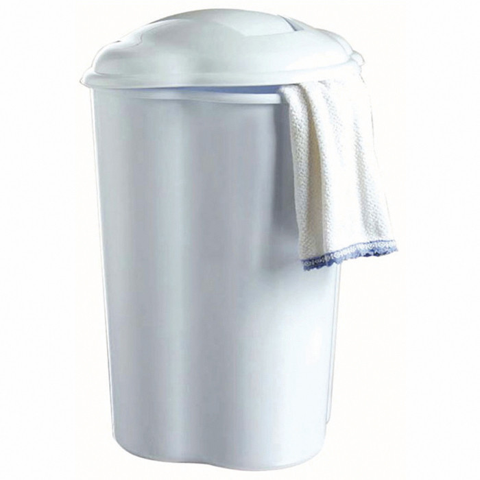 COFFRE A LINGE 55L BLANC