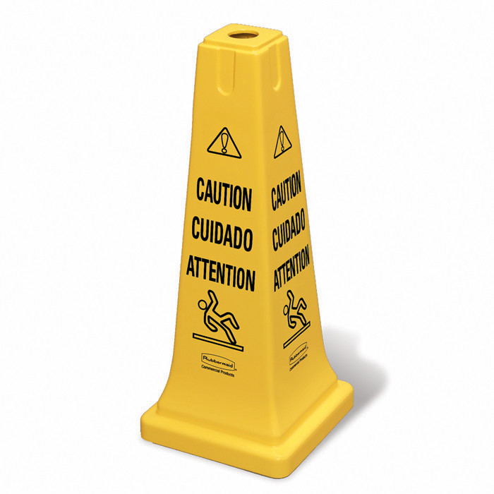 CONE DE SECURITE JAUNE