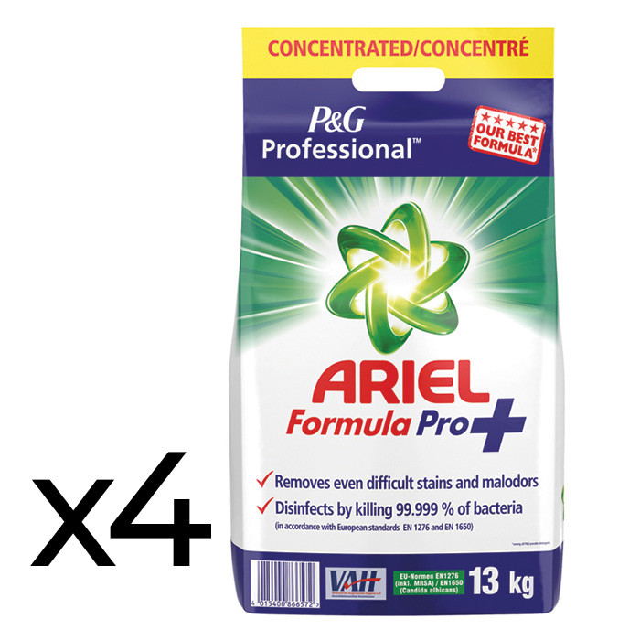 LOT PROMO 4 ARIEL PRO+ 13KG
