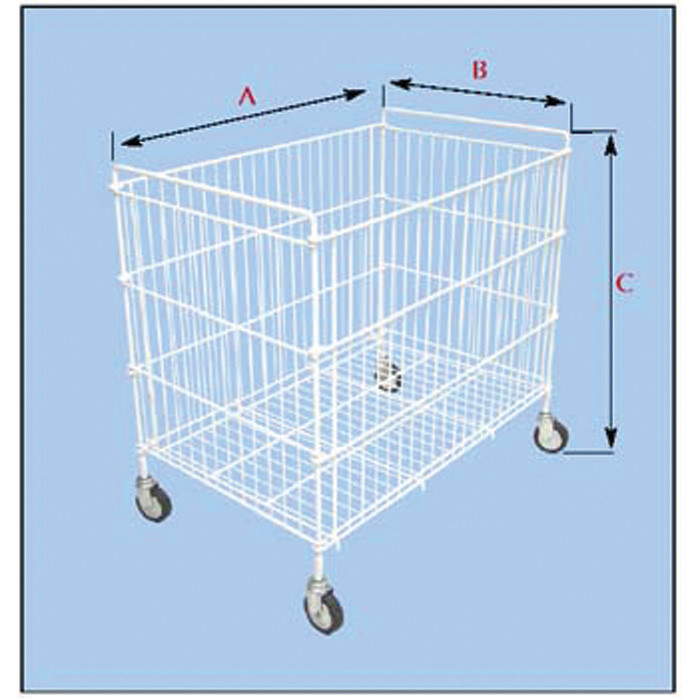 CHARIOT GRILLAGE 96x62x85cm