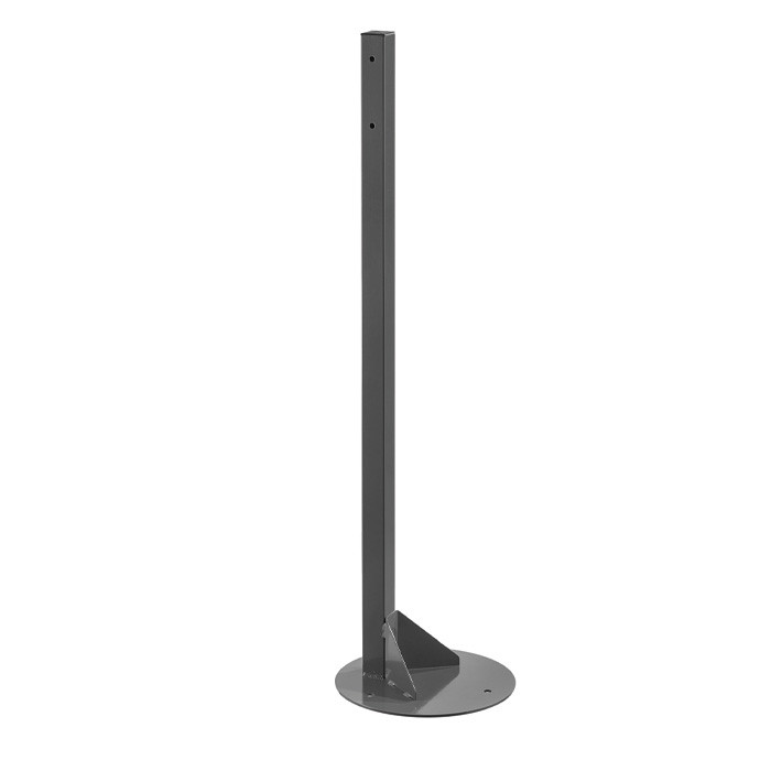 POTEAU A FIXER GRIS P/ SUPPORT