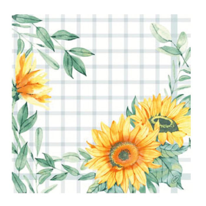 SERV 40X40 SUNFLOWER DAY X60