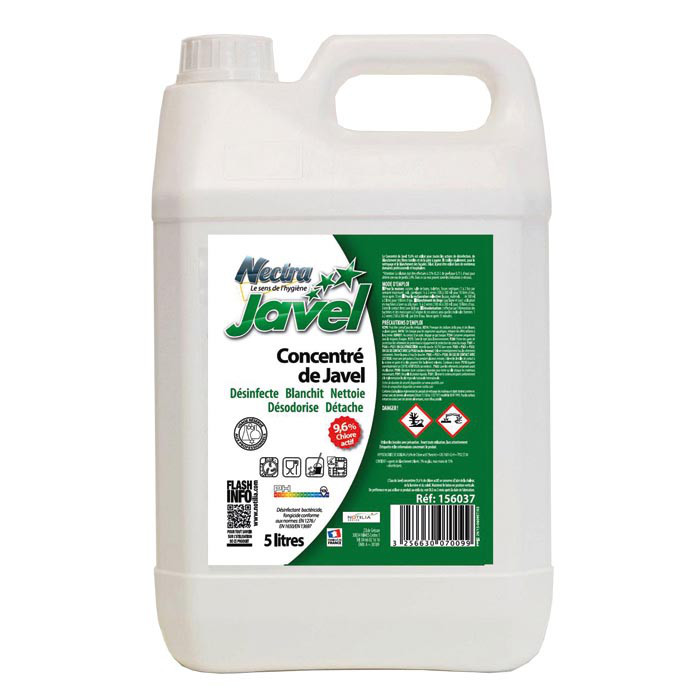 JAVEL 9.6% CONCENTRE 5L