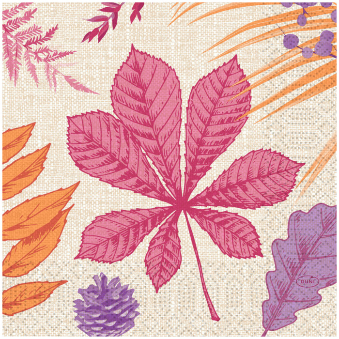 SERV 3P 33X33 BRIGHT AUTUM X50