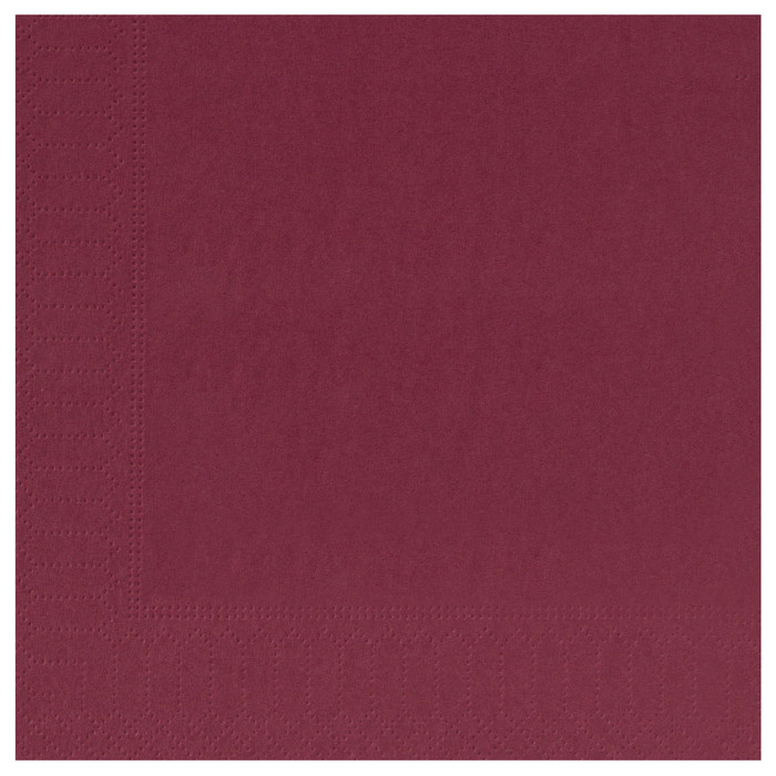 SERV 2P 30X39 BORDEAUX X100