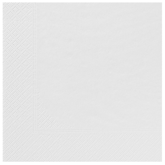 SERV 2P 20X20 BLANC X100