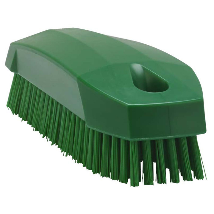 BROSSE MAIN ALIM DUR 13CM VERT