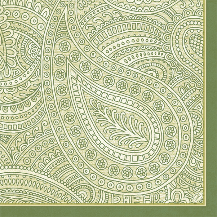 SERV 4P 40X40 PAISLEY LEAV X50