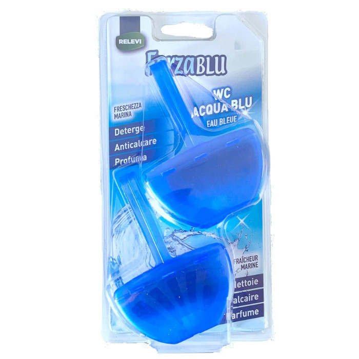 DIFFUSEUR WC EAU BLEUE X2