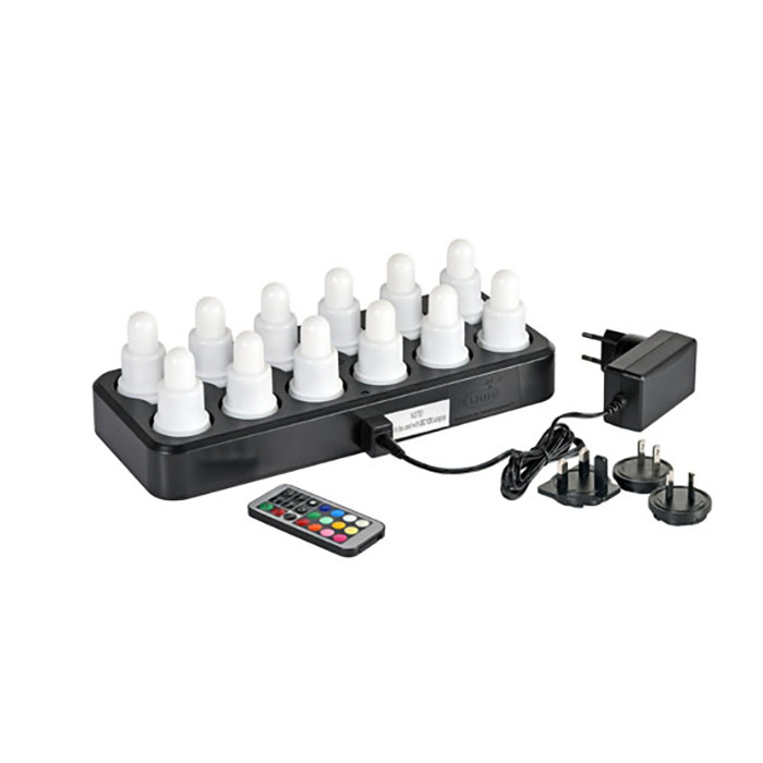 KIT 12 LED MULTICOL + CHARGEUR