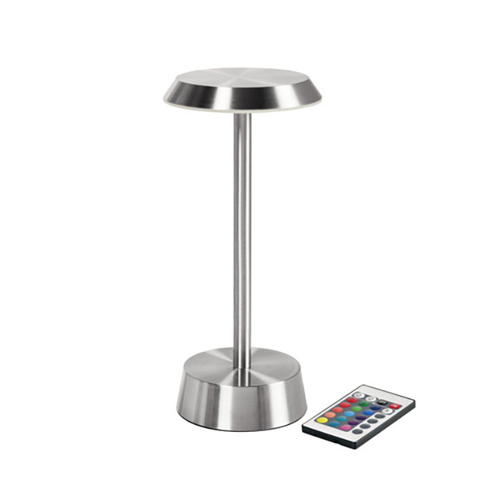 LAMPE TABLE LED NOUR ARGENT