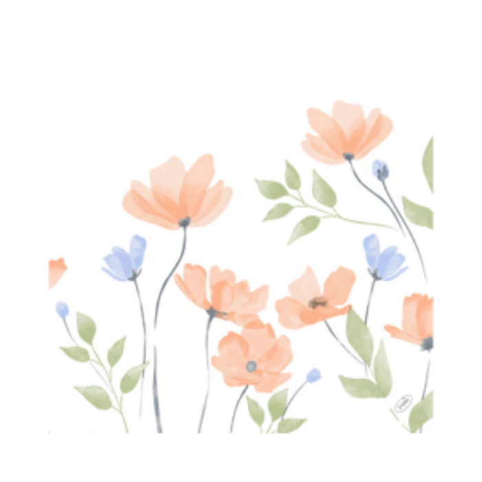 SERV BIO 40X40 BUNNY BLOOM X60